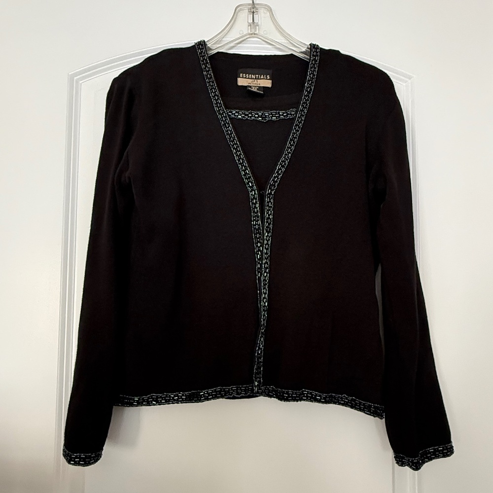 Petite Sequined Cardigan Set